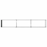 Raised Garden Bed Anthracite 240 x 40 x 24 cm Galvanised Steel 8006334