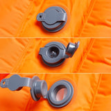 Self Inflating Camping Mattress with Pillow 1-Person Orange 4007095