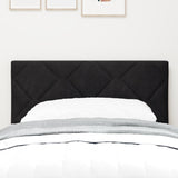 ZNTS LED Headboard Diamond Blocks Design Black 80 cm Velvet 3338183