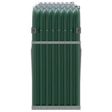 Log Holder Green 180x45x100 cm Galvanised Steel 364544