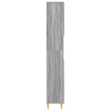 Bathroom Cabinet with Open Shelf ARNHEM Grey Sonoma 896601