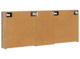 Bathroom Cabinet Set 3 pcs 130 x 14.5 x 70 cm Engineered wood 3403767