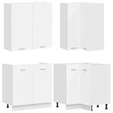 Kitchen Unit LYON 8 pcs White Engineered Wood 3438431