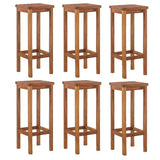 7 Piece Garden Bar Set Solid Wood Acacia 3154393