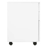Mobile File Cabinet White 39x45x60 cm Steel 335978