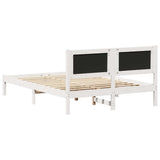 Bed Frame with Upholstered Headboard Light Grey 140 x 200 cm 878258