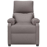 Massage Chair Taupe Fabric 342466