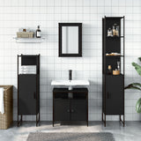 Bathroom Furniture Set Black 3214825