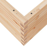 Garden Planter 90x90x46 cm Solid Wood Pine 3282424