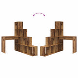 Corner Desk Old Wood 101.5 x 149.5 x 149.5 cm Engineered Wood 3337247