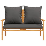 3 Piece Garden Lounge Set with Cushions Solid Wood Acacia 3211799