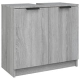 ZNTS Bathroom Cabinet Grey Sonoma 64.5x33.5x59 cm Engineered Wood 817064