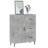 Sideboard Concrete Grey 69.5x34x90 cm Engineered Wood 830280