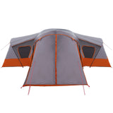 Family Tent Grey and Orange 610 x 610 x 210 cm 42017474