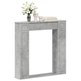 Fireplace Surround Concrete Grey 100 x 20 x 100 cm 8006618