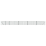 Wire Mesh Fence with Flange Green 1.8x25 m 154189