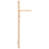 ZNTS Wall-mounted Bedside Shelves 2 pcs Solid Wood Pine 824768