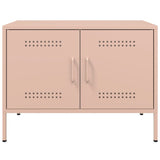 TV Cabinets 2 pcs Pink 68x39x50.5 cm Steel 842937