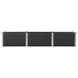 Garden Raised Bed 300x50x54 cm WPC Grey 318099