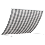 Awning Anthracite and White 200 x 150 cm 42037074
