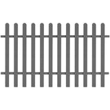 42821 Picket Fence WPC 200x120 cm