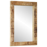 Mirror 70x50 cm Solid Wood Mango and Glass 351982