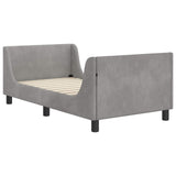 Children's Bed Frame with Headboard Light Grey 80 x 160 cm 42010857