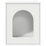 Cat House White 53 x 52 x 62 cm Engineered Wood 8000707