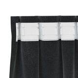 Blackout Curtains 2 pcs Black 140 x 260 cm Velvet 4107172