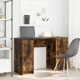 Desk Smoked Oak 120x42x76 cm Engineered Wood 861818