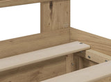 Bed Frame with Storage and Headboard Artisan Oak 140 x 190 cm 3445821