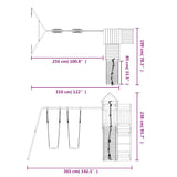 Outdoor Playset Impregnated Wood Pine 3156882