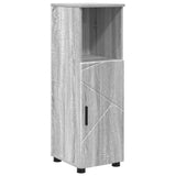 Bathroom Furniture Set with Drawer with Shelf 4 pcs Grey Sonoma 3393049