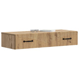 Wall-Mounted Side Table Artisan Oak 87.5 x 34.5 x 17 cm 899014