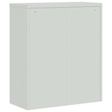 ZNTS File Cabinet Light Grey 90x40x145 cm Steel 3188318