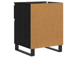 Sideboard with Drawer Black oak 35 x 40 x 70 cm Engineered wood 881770