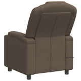 Recliner Massage Chair Grey 75 x 95 x 106 cm Fabric 42051150