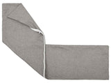 Cushion with Pillow HEERLEN 2 pcs Cloud Grey Fabric 926078