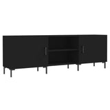 TV Cabinet Black 150x30x50 cm Engineered Wood 829101