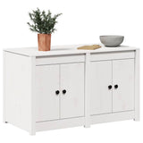 Kitchen Cabinet MEPPEL White 106 x 55 x 64 cm Solid Pine wood 868182