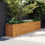 Garden Raised Bed 385x50x69 cm Corten Steel 151987