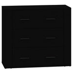 Sideboards 2 pcs Black Engineered Wood 3185408