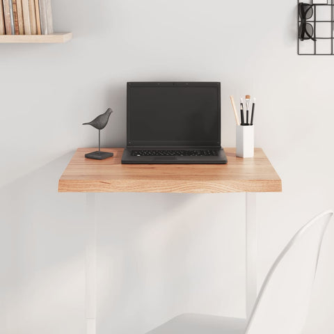 Table Top Light Brown 60x50x cm Treated Solid Wood Oak 3156348