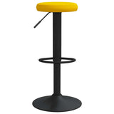 Bar Stools 2 pcs Mustard Yellow Velvet 333150