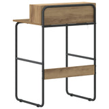 Desk with Storage Artisan Oak 60 x 50 x 91 cm 8008019