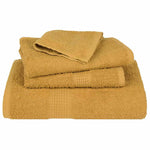 ZNTS 12 Piece Towel Set Gold 360 gsm 100% Cotton 137101