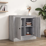 Sideboard Grey Sonoma 70x35.5x67.5 cm Engineered Wood 816190