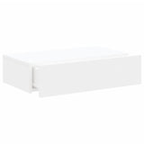 TV Cabinet with LED Lights White 60x35x15.5 cm 842886