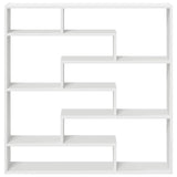 ZNTS Wall Cube Shelf 7 Compartments White Engineered Wood 860022