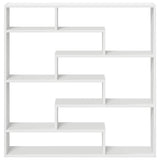 Wall Cube Shelf 7 Compartments White Engineered Wood 860022